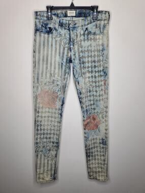 Hudson Kristina super skinny rocker jeans with roses - 27